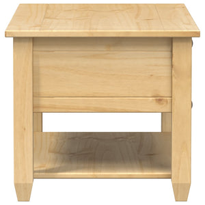 Couchtisch Kiefer Massivholz 85x50 cm