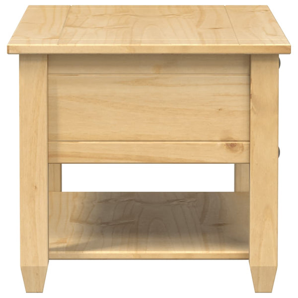 Couchtisch Kiefer Massivholz 85x50 cm