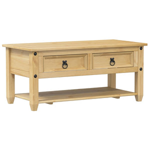 Couchtisch Kiefer Massivholz 100x48 cm