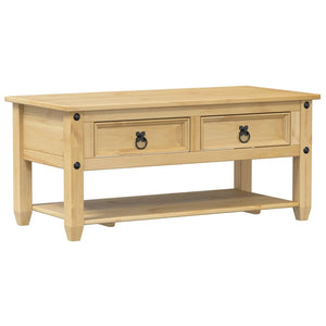 Couchtisch Kiefer Massivholz 100x48 cm