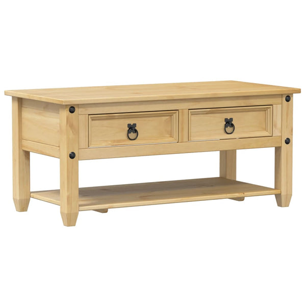 Couchtisch Kiefer Massivholz 100x48 cm