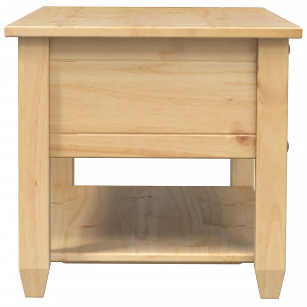 Couchtisch Kiefer Massivholz 100x48 cm