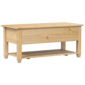 Couchtisch Kiefer Massivholz 100x48 cm
