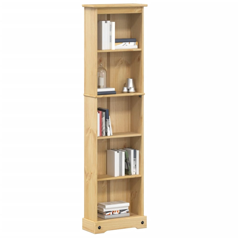 Bücherregal Kiefer Massivholz 46x20x170 cm