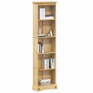 Bücherregal Kiefer Massivholz 46x20x170 cm