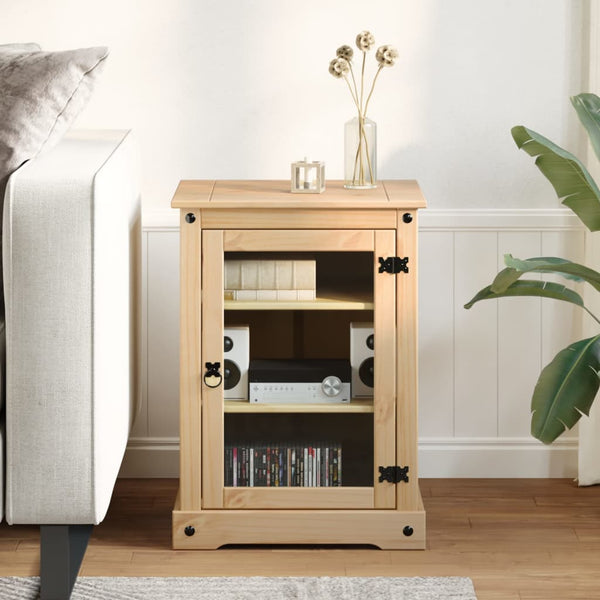 Massivholz Medienschrank Corona Kiefer 60 cm
