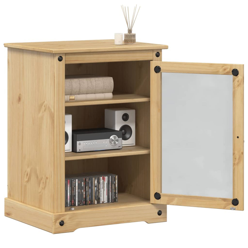 Massivholz Medienschrank Corona Kiefer 60 cm