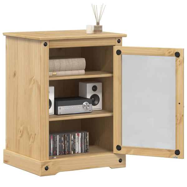 Massivholz Medienschrank Corona Kiefer 60 cm