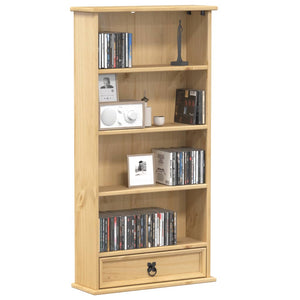 CD-Schrank Kiefer Massivholz 52x103 cm