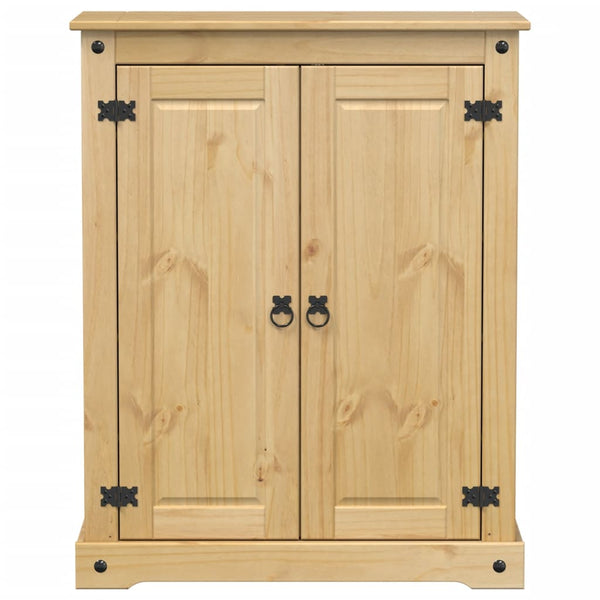Massivholz Schuhschrank Corona Kiefer 86cm