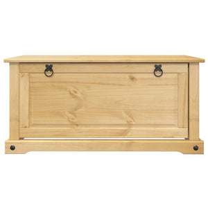 Massivholz Schuhschrank Kiefer, 99 cm