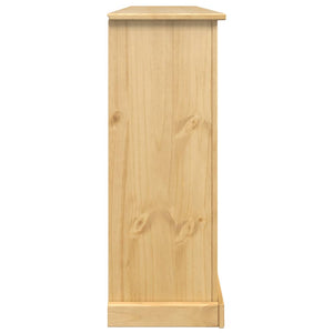 Massivholz Schuhschrank Kiefer 99 cm
