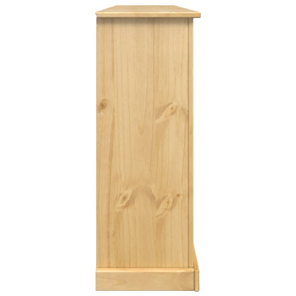 Massivholz Schuhschrank Kiefer 99 cm