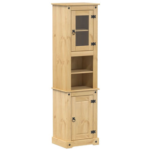 Massivholz Badschrank Kiefer 50x40x185cm
