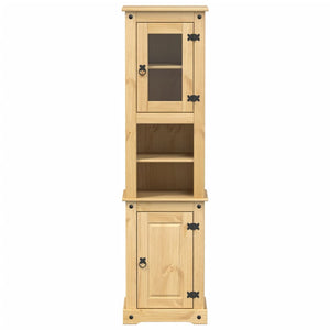 Massivholz Badschrank Kiefer 50x40x185cm