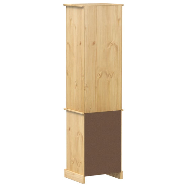 Massivholz Badschrank Kiefer 50x40x185cm