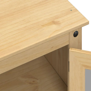 Massivholz Badschrank Kiefer 50x40x185cm