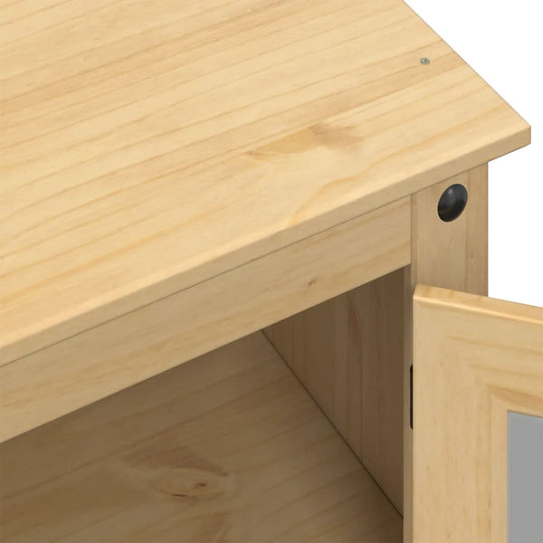 Massivholz Badschrank Kiefer 50x40x185cm