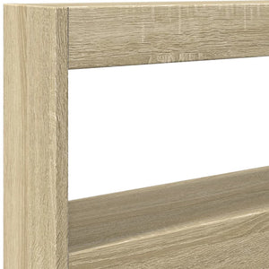 LED Kopfteil Sonoma-Eiche 100 cm