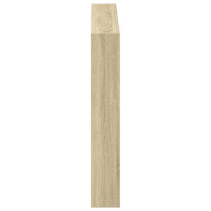 LED Kopfteil Sonoma-Eiche 120 cm mit Ablagen