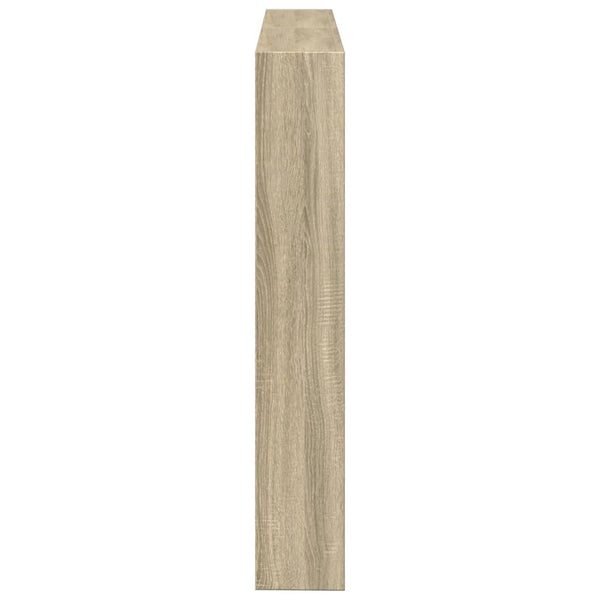 LED Kopfteil Sonoma-Eiche 140 cm mit Ablagen