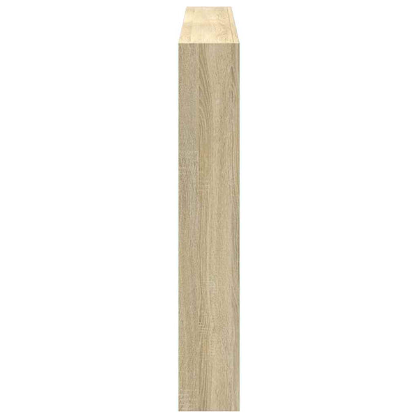 LED Kopfteil Sonoma Eiche 160cm mit Ablagen