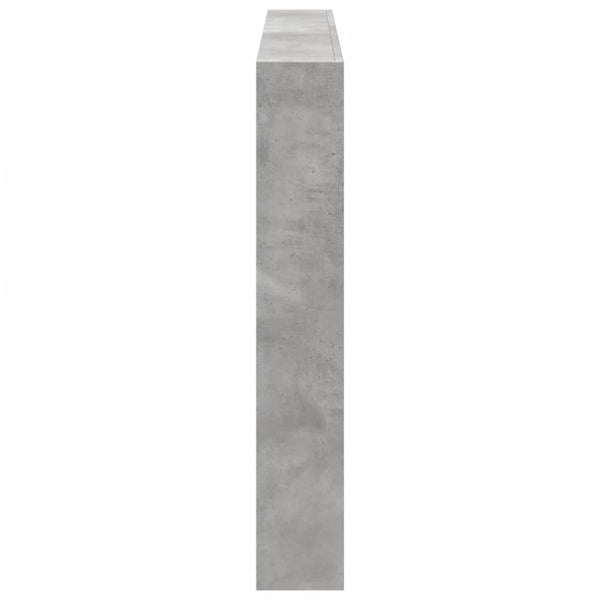 LED Kopfteil mit Ablage Betongrau 160 cm