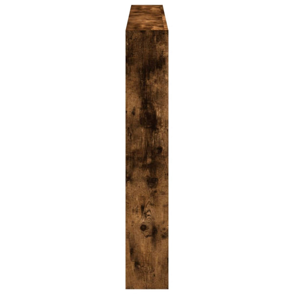 LED Kopfteil mit Ablage Räuchereiche 160 cm