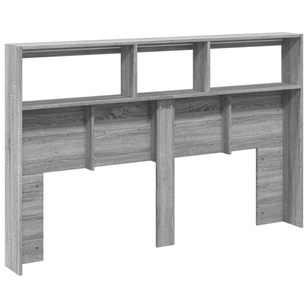 LED Kopfteil Grau Sonoma 160 cm
