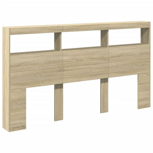 LED Kopfteil Sonoma Eiche 180 cm