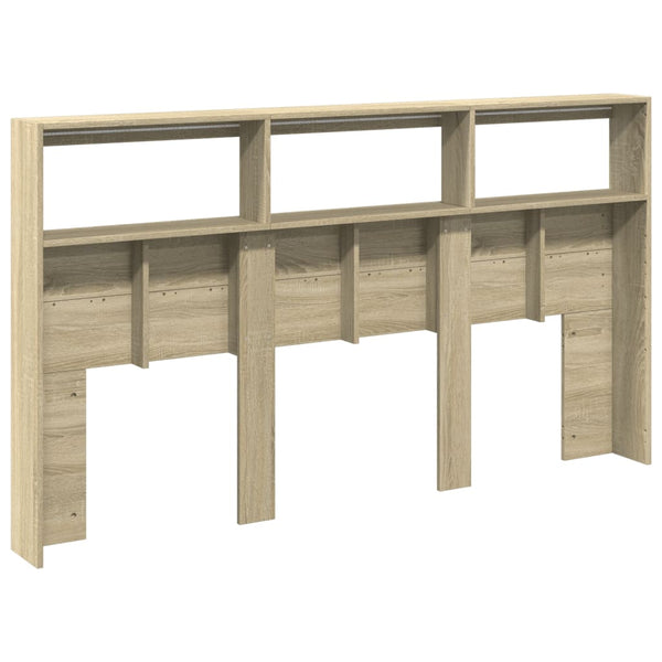 LED Kopfteil Sonoma Eiche 180 cm