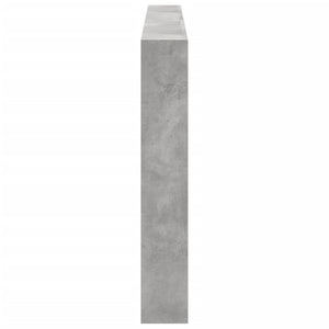 LED Kopfteil mit Ablagen Betongrau 200 cm