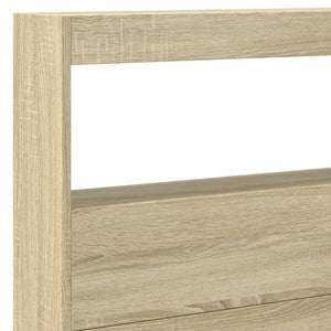 LED Kopfteil Sonoma-Eiche 220cm