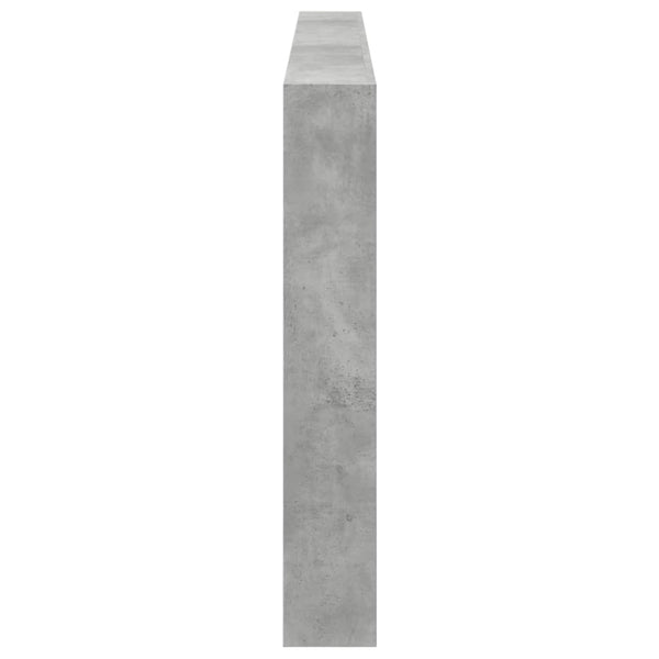 LED Kopfteil mit Ablage Betongrau 220 cm
