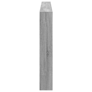 LED Kopfteil mit Ablage Grau Sonoma 220 cm