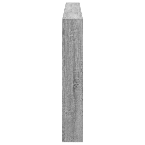 LED Kopfteil mit Ablage Grau Sonoma 220 cm