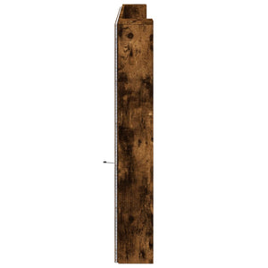 LED Kopfteil mit Ablage Räuchereiche 220 cm