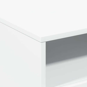 Couchtisch mit LED Weiß 50x49x40 cm