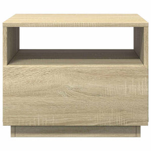 LED Couchtisch Sonoma Eiche 50x49x40 cm