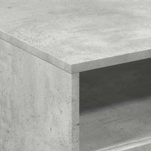 LED Couchtisch Betongrau 50x49x40 cm