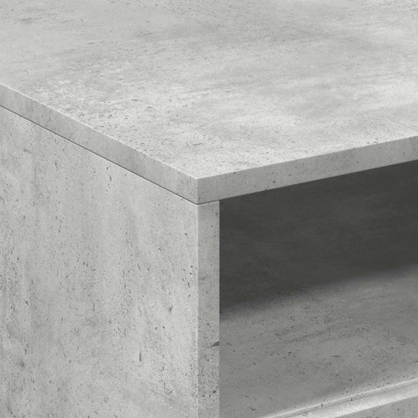 LED Couchtisch Betongrau 50x49x40 cm