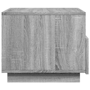 LED Couchtisch Grau Sonoma 50x49x40 cm