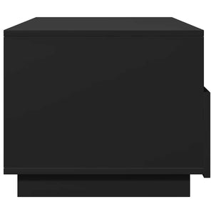 Couchtisch mit LED Schwarz 90x49x40 cm