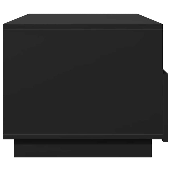 Couchtisch mit LED Schwarz 90x49x40 cm
