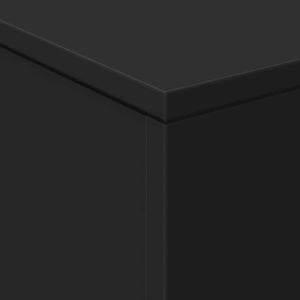 LED Couchtisch Schwarz 50x50 cm