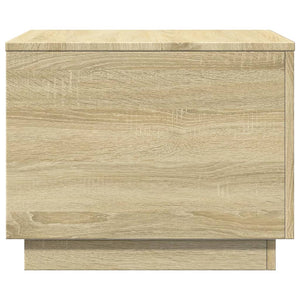 LED Couchtisch Sonoma Eiche 50x50 cm