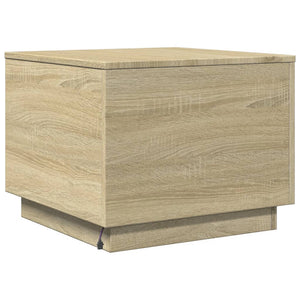 LED Couchtisch Sonoma Eiche 50x50 cm