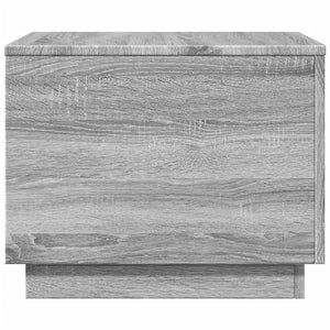 LED Couchtisch Grau Sonoma 50x50 cm