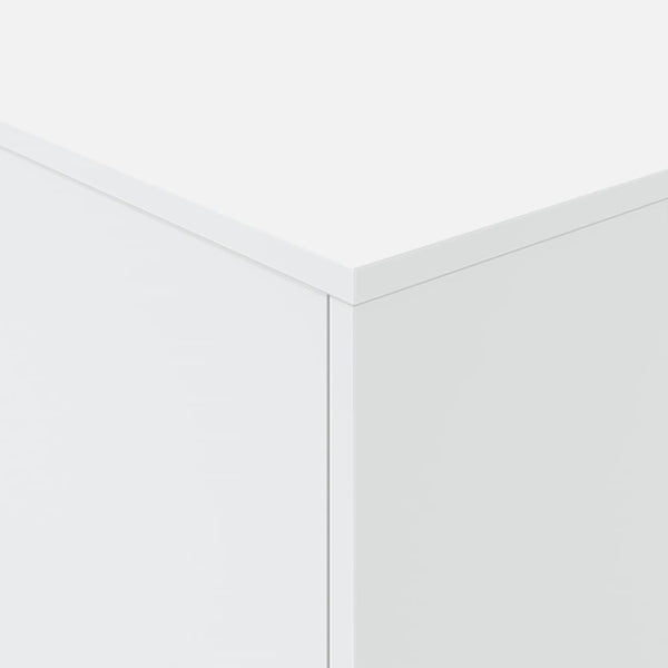 Couchtisch Weiß LED 90x50 cm