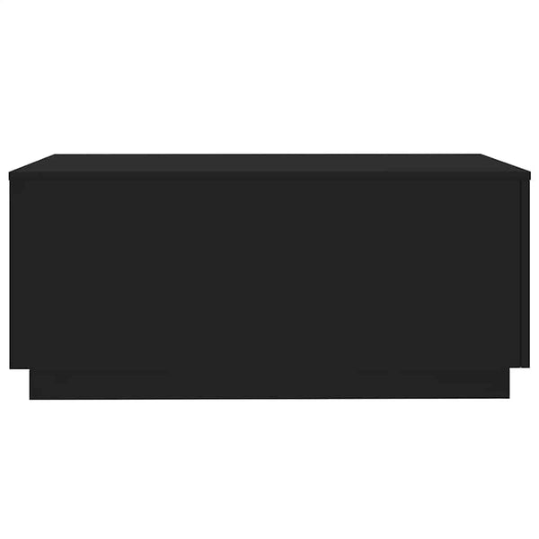 Couchtisch mit LED Schwarz 90x50 cm